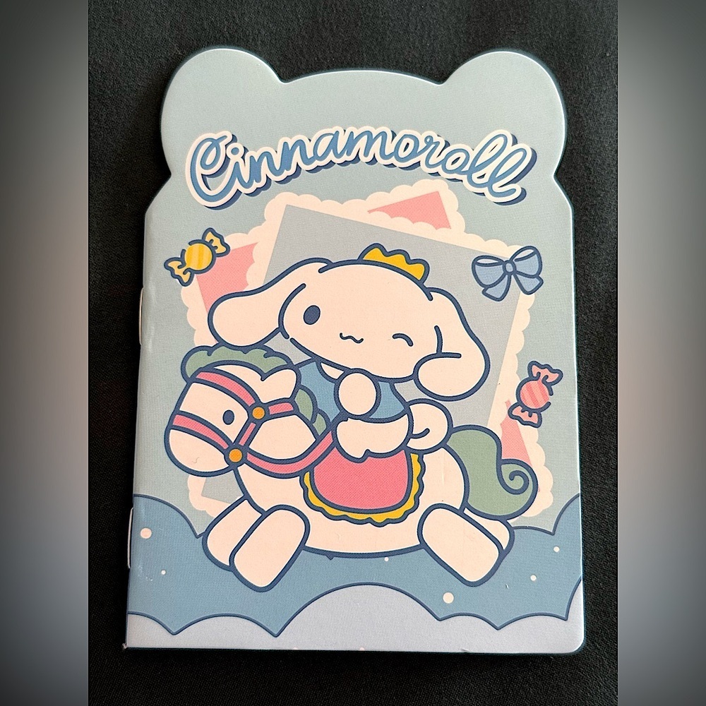 Cinnamoroll Small Notebook with Pastel Design-Sanrio- Perfect for taking notes!